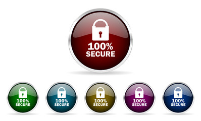 protection vector icons set