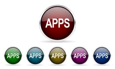 apps vector icon set