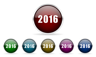 2016 vector icon set