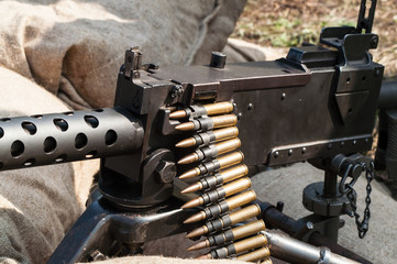 Machine gun ammunition and parts