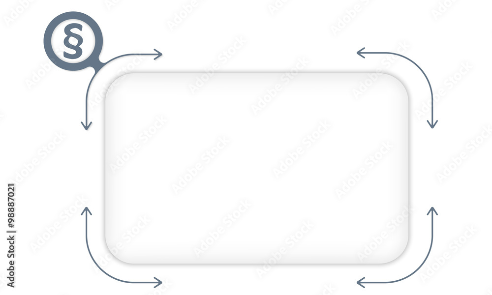 Poster vector box to fill your text and paragraph
