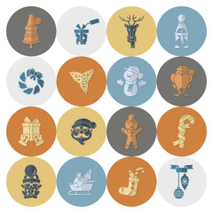 Christmas and Winter Icons Collection