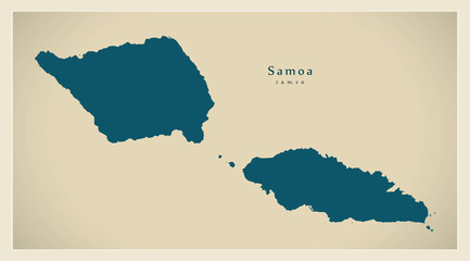 Modern Map - Samoa WS