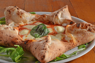 Pizza original en forma de estrella. © Gustavo Andrade