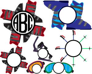 Fototapeta premium Skiing - Extreme winter sports -fo63