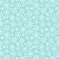 Seamless pattern with snowflakes