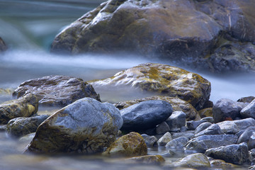 Fototapeta na wymiar Bergfluss