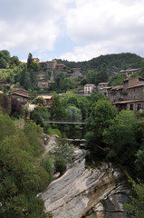Fototapeta premium View of Rupit.Catalonia.Spain