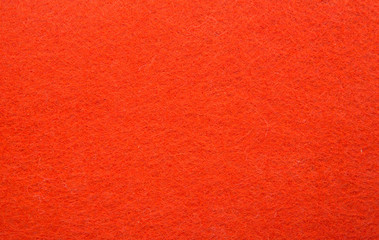 orange felt fabric.