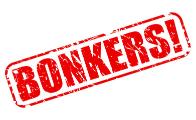 BONKERS red stamp text