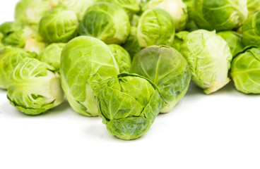  fresh green Brussel Sprouts.