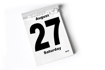 27. August 2016