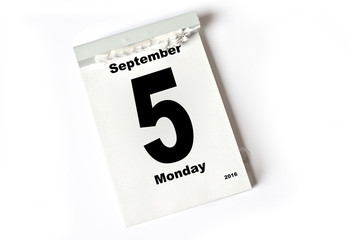 5. September 2016
