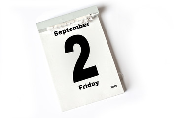 2. September 2016