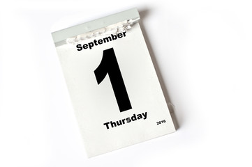 1. September 2016