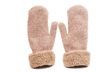 warm gloves made of wool