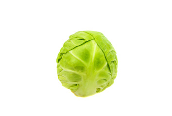 Fresh brussels sprout isolated