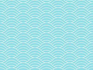 Seamless waves pattern