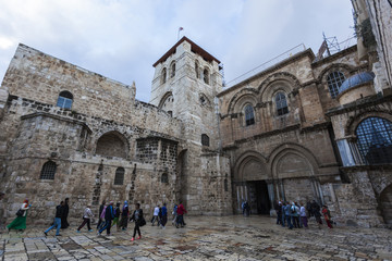 Fototapeta na wymiar Church of the Holy Sepulchre. Jerusalem. Jerusalem, Israel