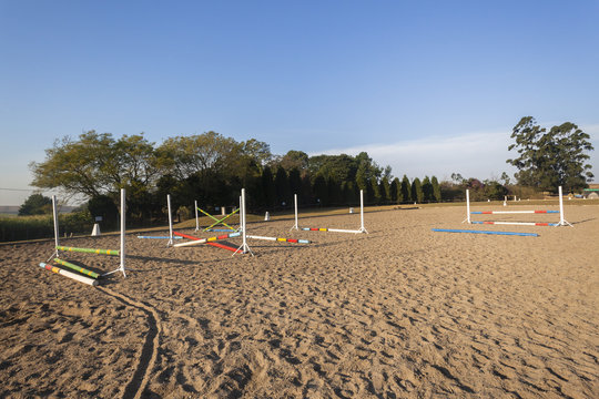 Equestrian Jumping Arena Poles
