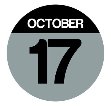 17 october calendar circle