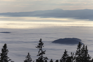 Über der Nebeldecke