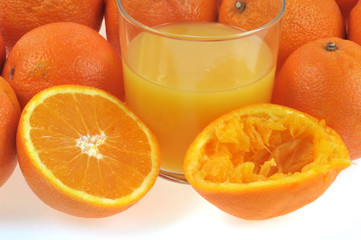 Jus d'oranges pressées
