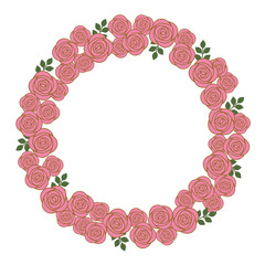 Wreath of roses