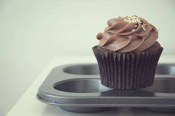 Cupcake de chocolate
