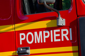 Romanian firefighter