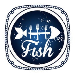 Fish icons design 