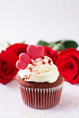 valentine cupcake