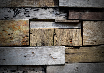 Wood block background texture