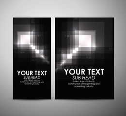 Fototapeta premium Abstract squares. Graphic resources design template. Vector illustration