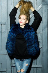 Fashionable young woman