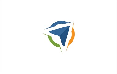abstract compass