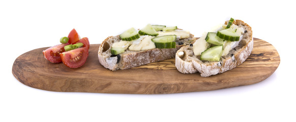 Cucumber and Brie Sandwich