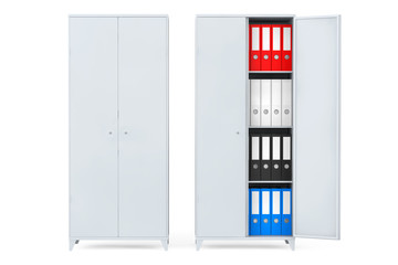 Filing Cabinets with Office Folders