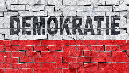 Demokratie Polen Mauer