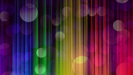 Colorful Festive Christmas  elegant  blurred abstract background with  bokeh lights and colorful vertical stripes