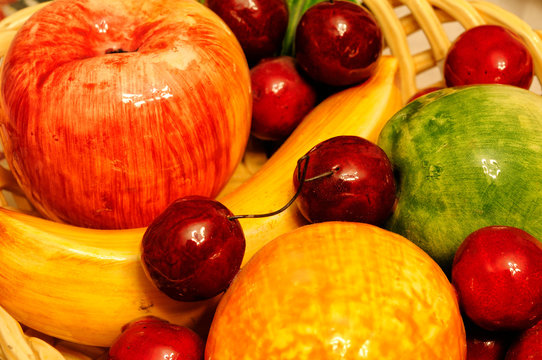 Frutta finta decorazione