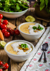 Creamy celery soup