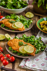 True Viennese schnitzel