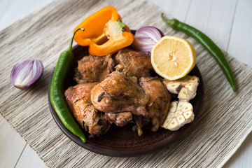 Chicken with vegetables