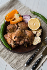 Chicken with vegetables