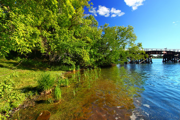 Obraz premium Lake Minocqua Wisconsin Landscape