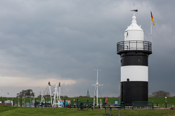 Leuchtturm Kleiner Preuße in Wremen an der Nordsee