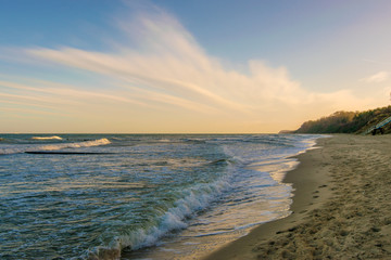 Steilküste in Ückeritz auf Insel Usedom