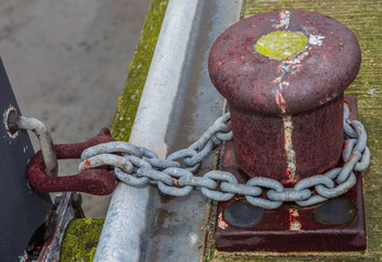 Poller im Hafen von Wremen