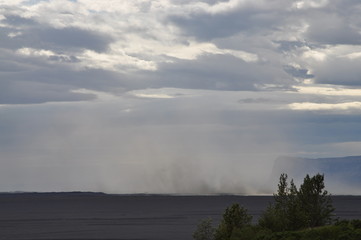 Sandsturm auf Island